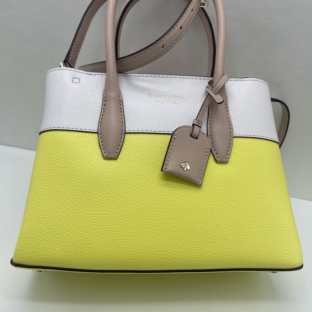 Kate Spade Eva Colorblock Small Top Zip Satchel Crossbody 
Limelight Multi 
NWT - Picture 15 of 16